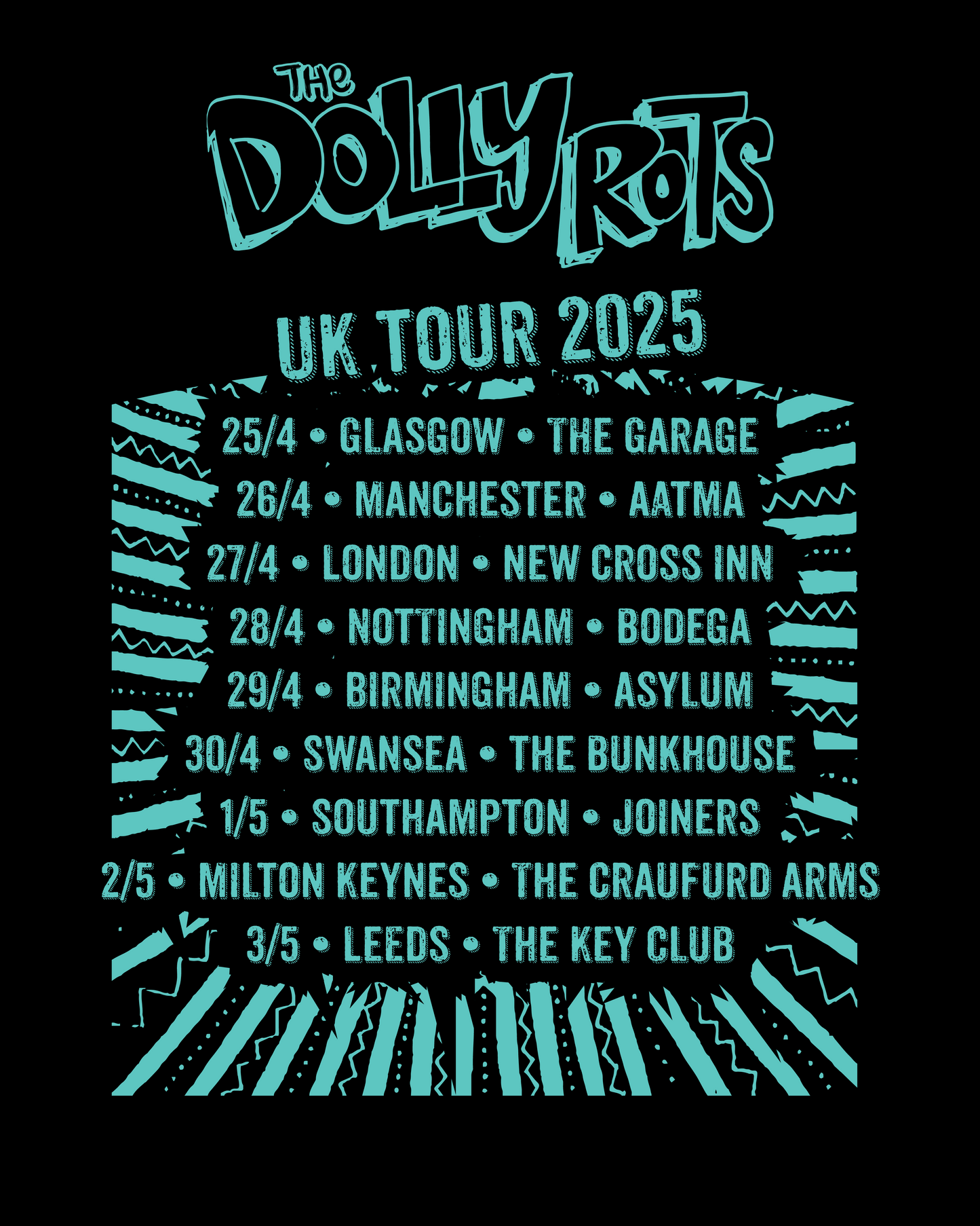 2025 UK Tour Tee