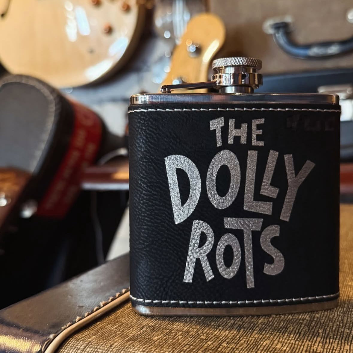 Dollyrots Engraved Flask