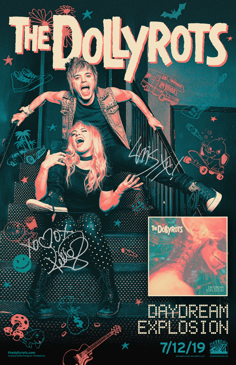 Signed Daydream Explosion 11x17 Poster
