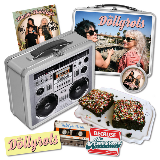 BOOM Box Retro Lunchbox, Holiday Card, Ornament, Stickers & Homemade Brownies from Kelly's Kitchen