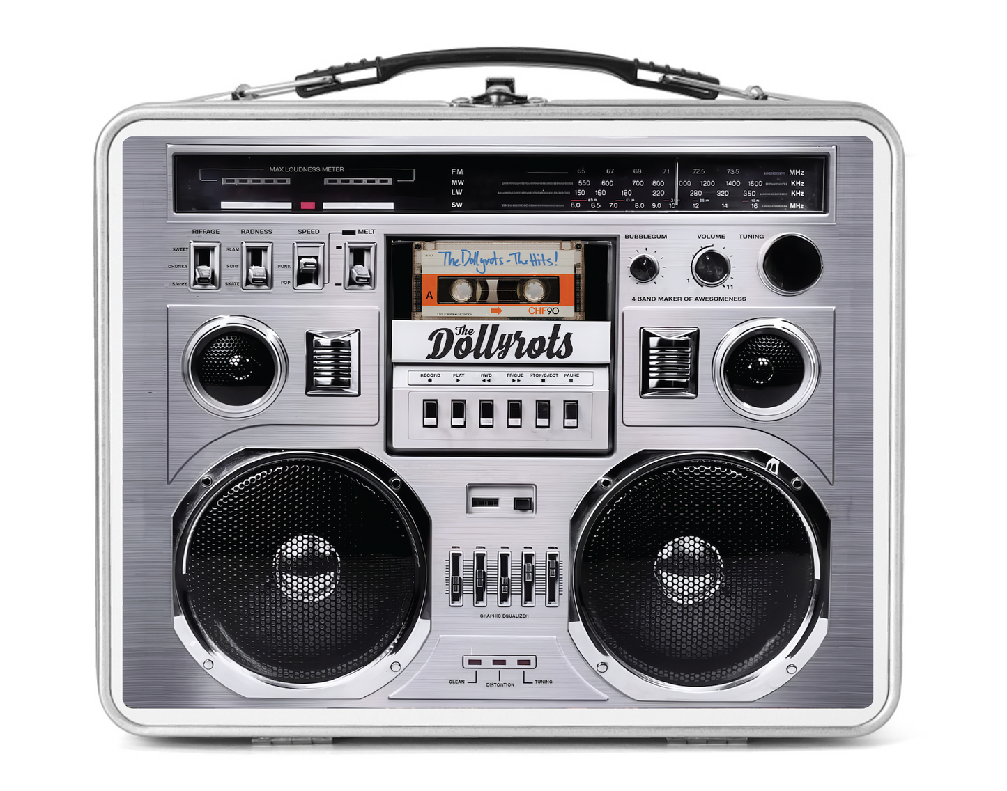 BOOM Box Retro Lunchbox, Holiday Card, Ornament, Stickers & Homemade Brownies from Kelly's Kitchen