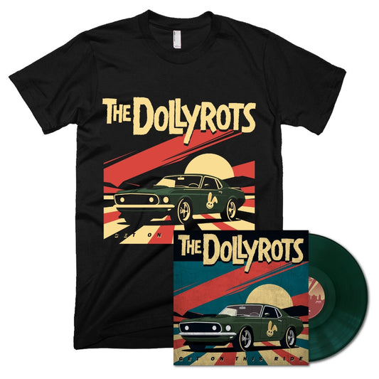 "Get On This Ride/You Don't Own Me" 7" Single (Evergreen Vinyl) + Tee + Sticker