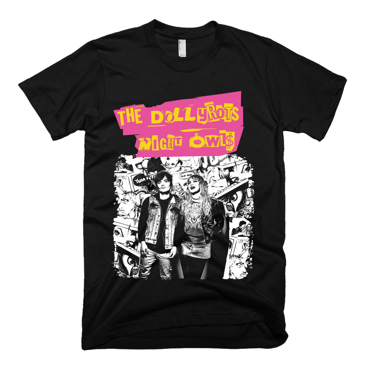 "Night Owls" Vinyl + Tee + Sticker + Digi Package The Dollyrots Merch